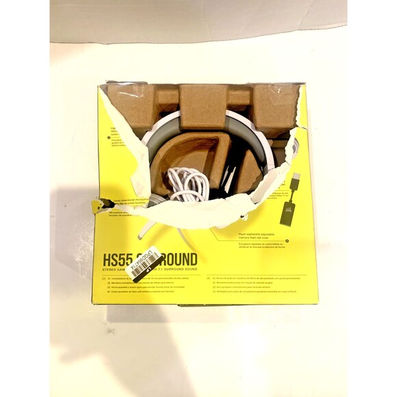 Corsair HS55 Surround Wired Gaming Headset - White / Grey (SEE PHOTOS) - Picture 8 of 8